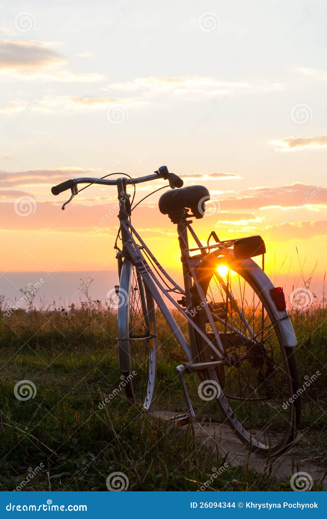 Bicycle in sunlight stock photo. Image of vehicle, single 26094344