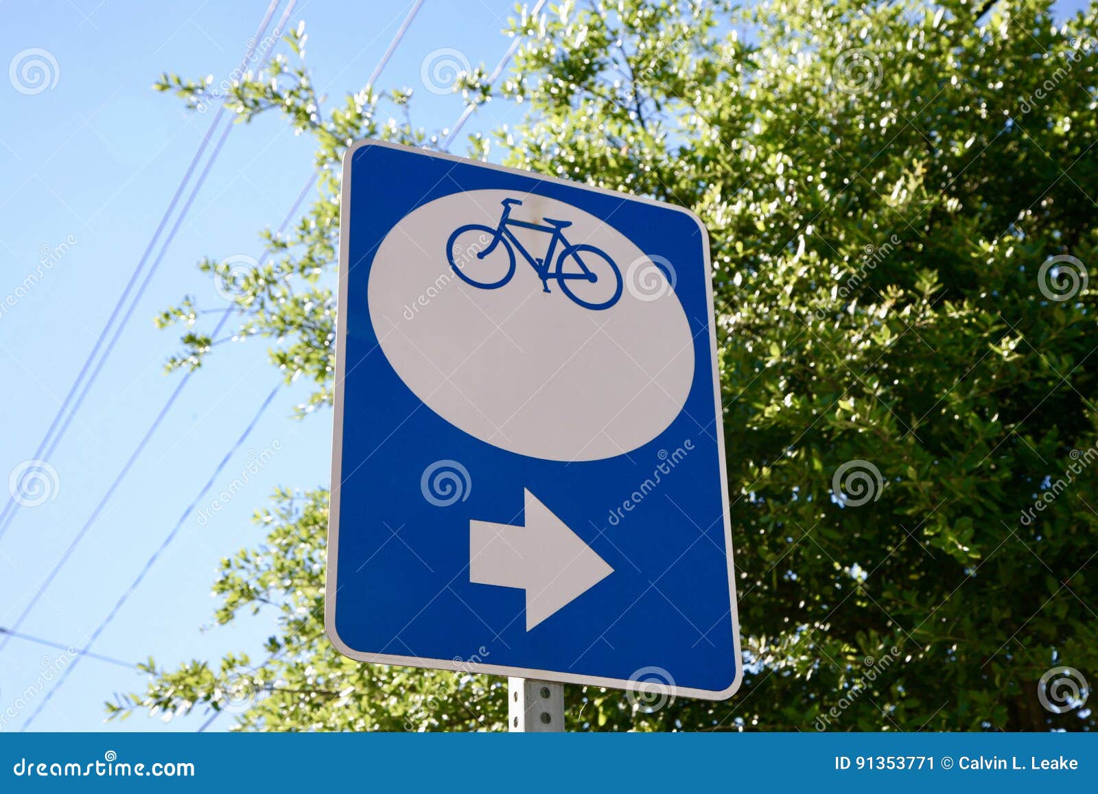 Bicycle Trail Ahead stock image. Image of hike, paths 91353771