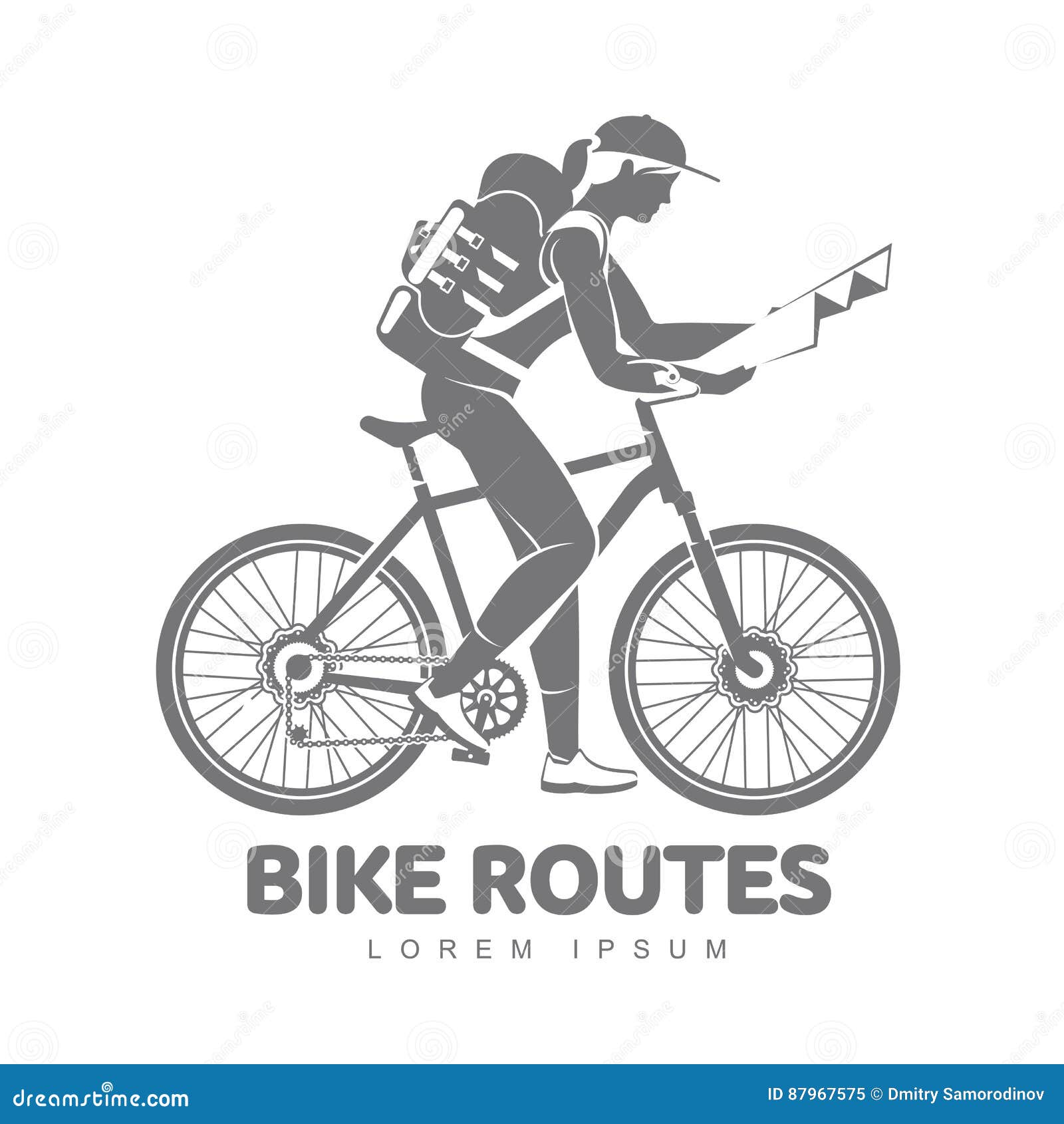 travel logo bike