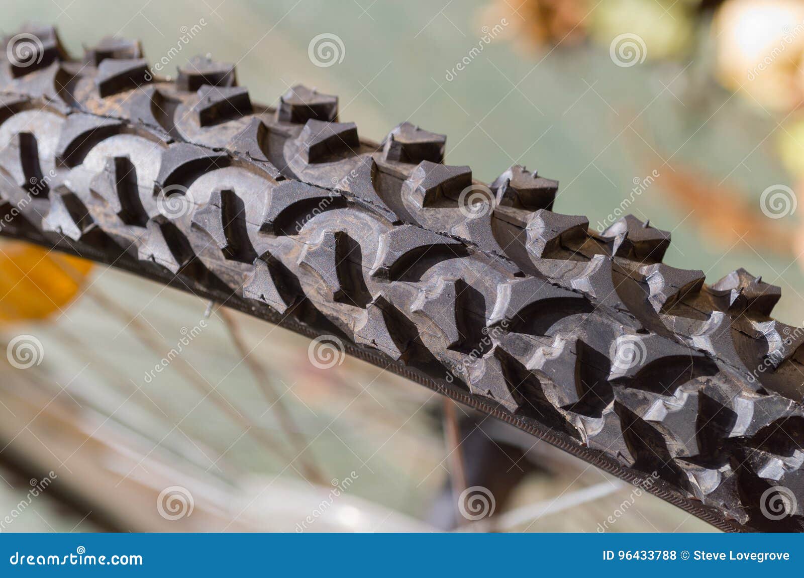 Bicycle tyre tread detail stock photo. Image of material 96433788