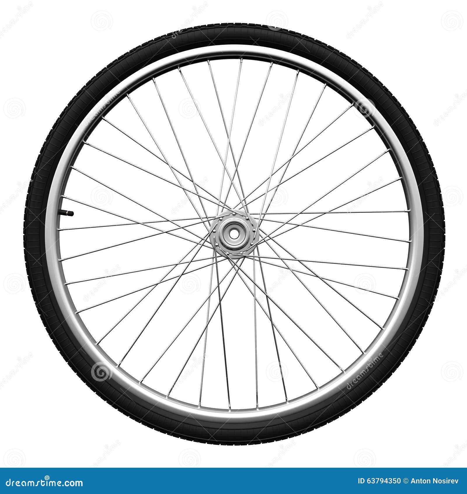 Bicycle Wheel Cartoon Vector 45424983