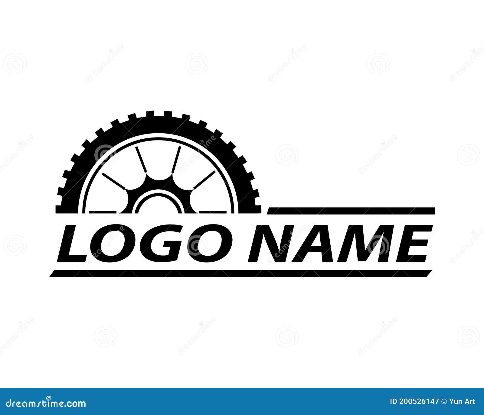 Bicycle Wheel Logo Template Vector Stock Illustration Illustration of company, logo 200526147
