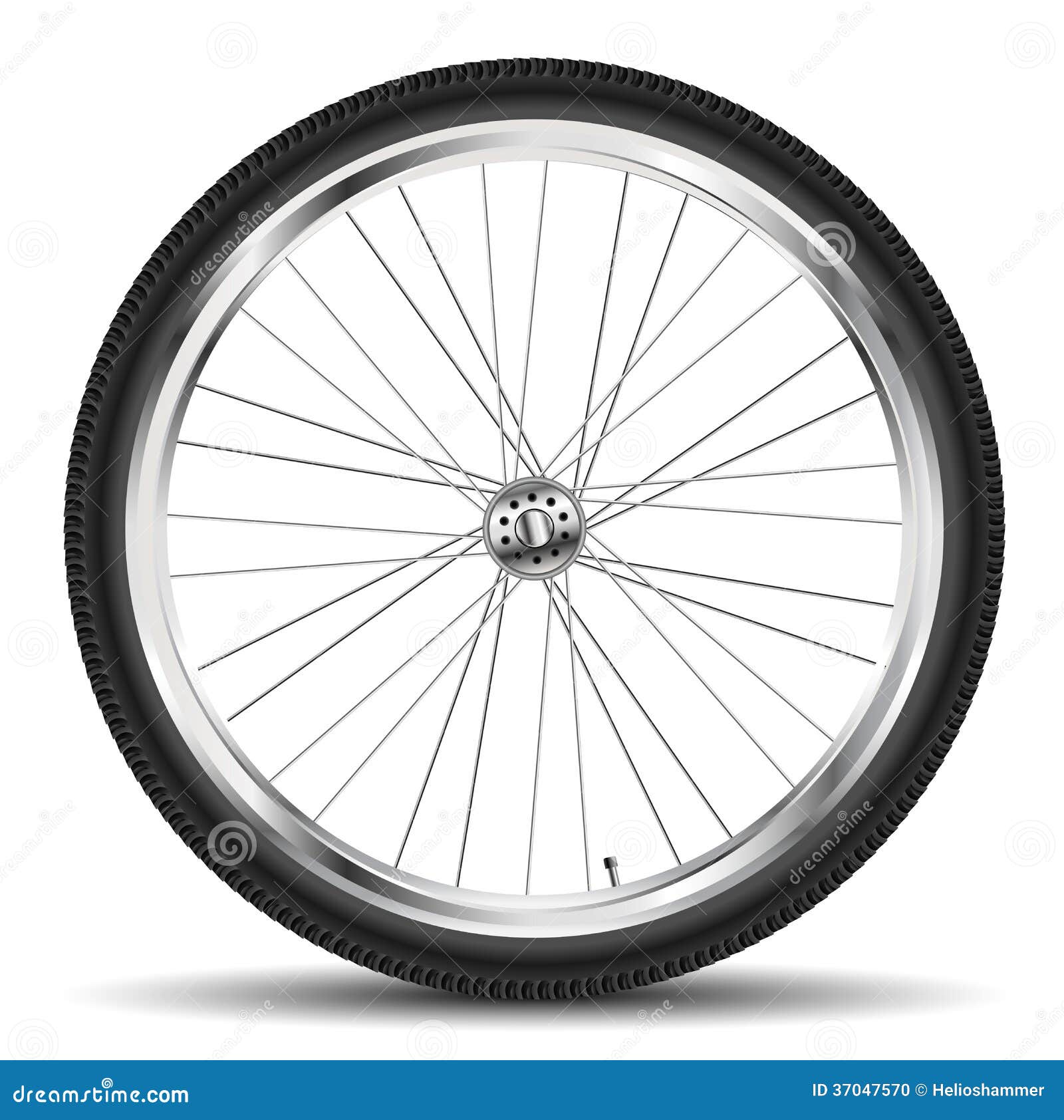Bicycle Wheel Cartoon Vector 45424983