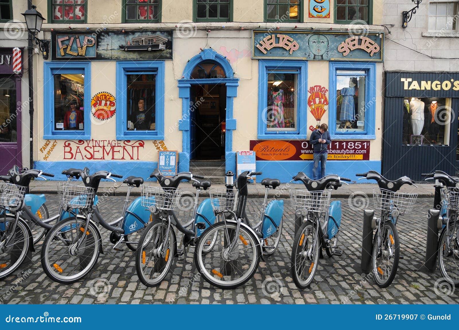 Bicycles editorial photography. Image of irish, hire 26719907