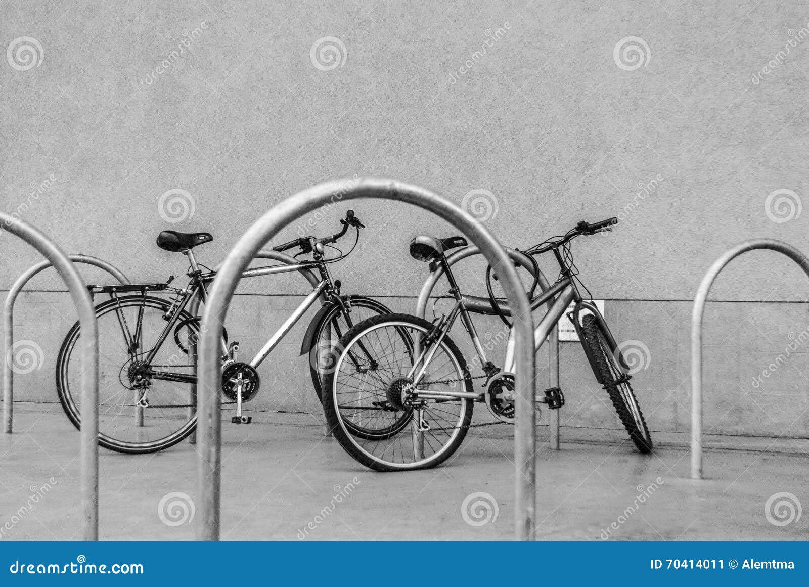 Bicycles on the Parking Lot Stock Image - Image of detail, netherlands ...