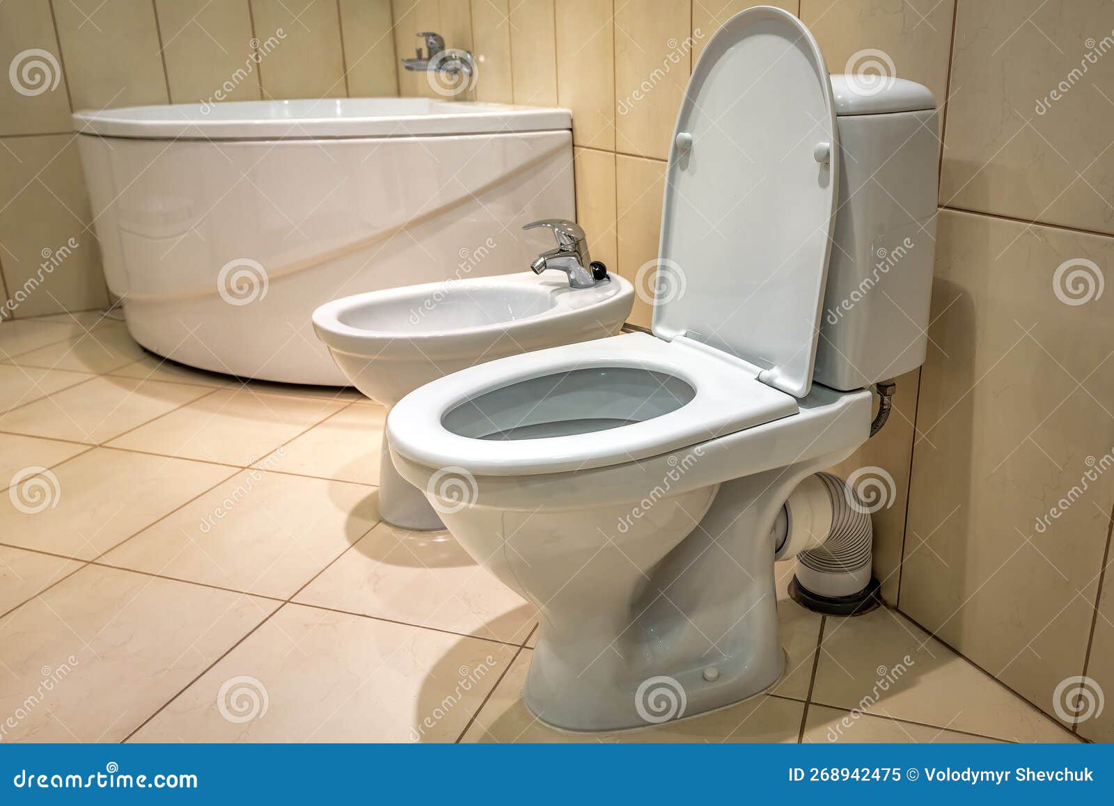 Intérieur De La Toilette Simple De Toilettes, Vue D'en Haut Siège En  Céramique De Toilettes En Céramique Blanches De Toilette Sur Photo stock -  Image du couvercle, intimité: 138534286
