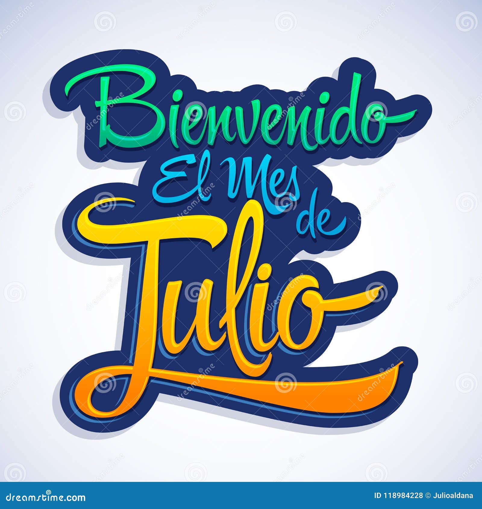 Bienvenido Welcome Spanish Text Lettering Vector: immagine vettoriale stock  (royalty free) 146506775