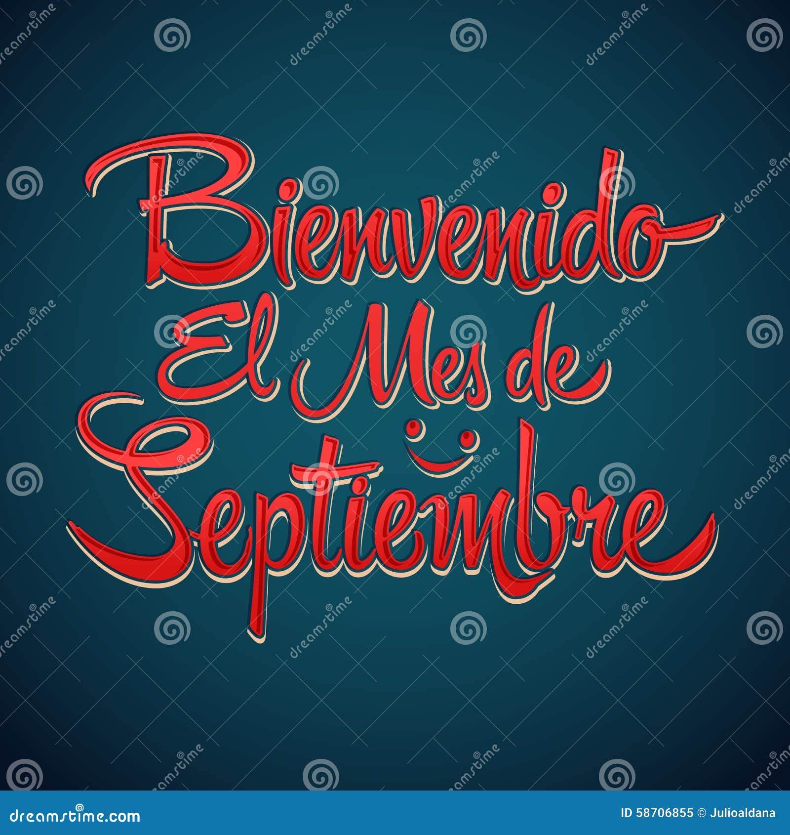 Bienvenido Welcome Spanish Text Lettering Vector: immagine vettoriale stock  (royalty free) 146506775