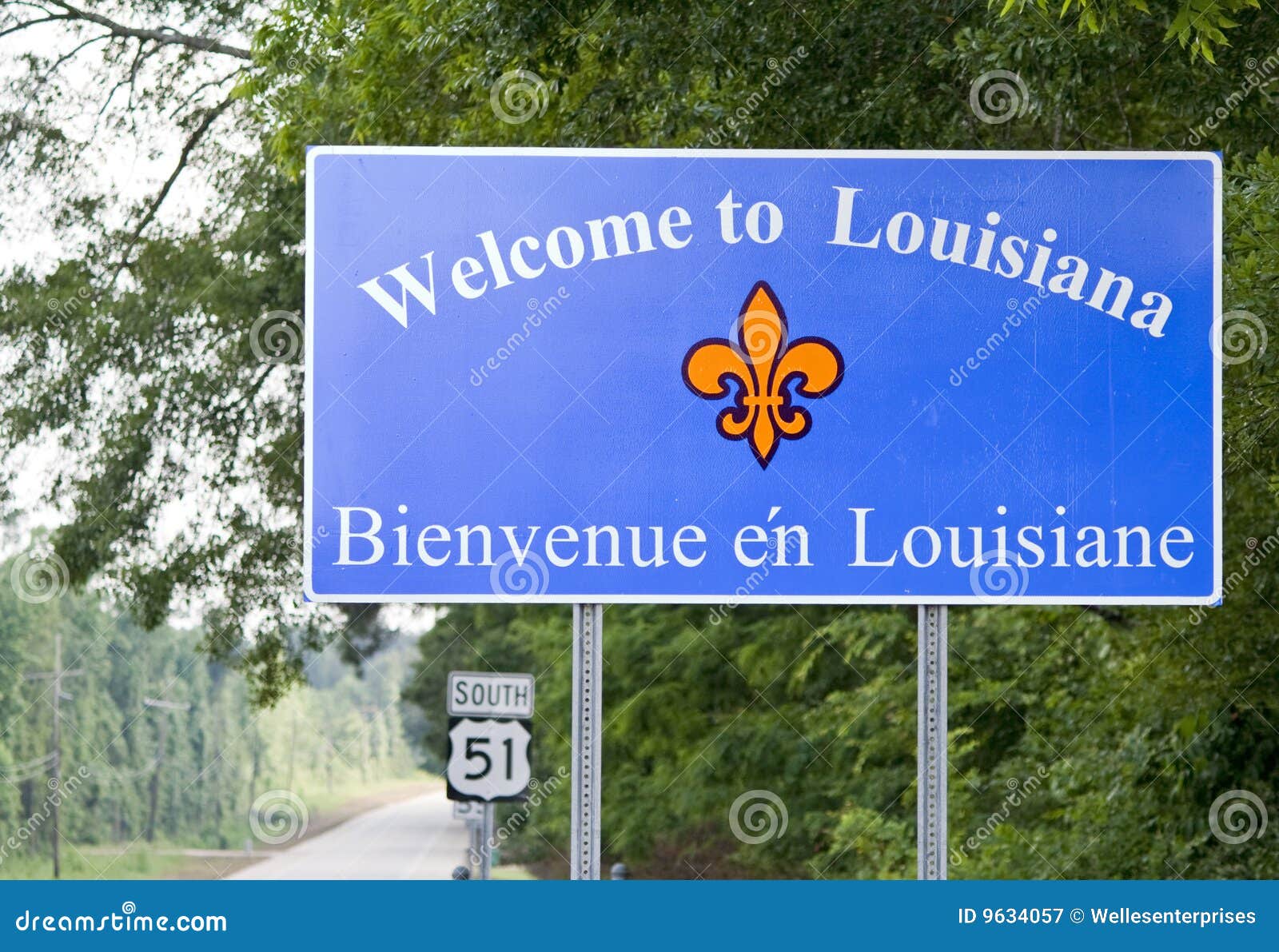 Bienvenue Vers La Louisiane Image stock Image du neuf, orléans 9634057