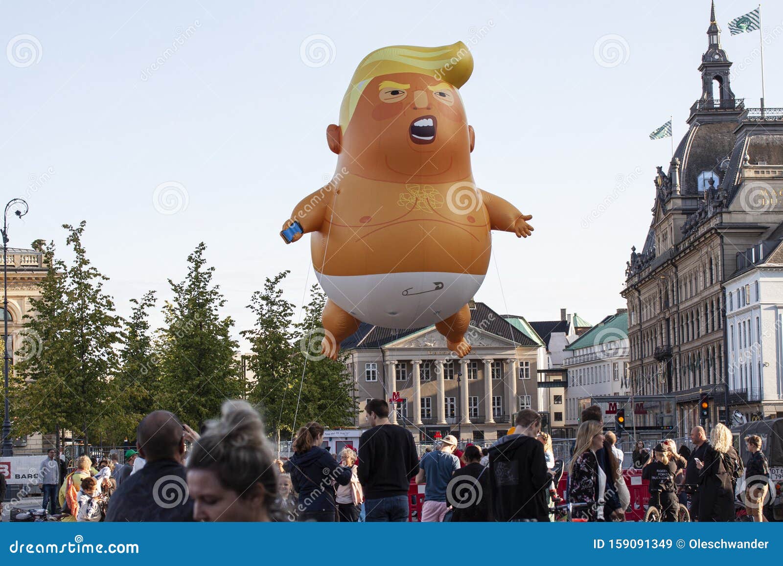 A Big Balloon Mocking Donald Trump Depicting The Usa President As A Baby And Used In Connection With Demonstrations And Protests A Editorial Stock Image Image Of Demonstration Connection 159091349
