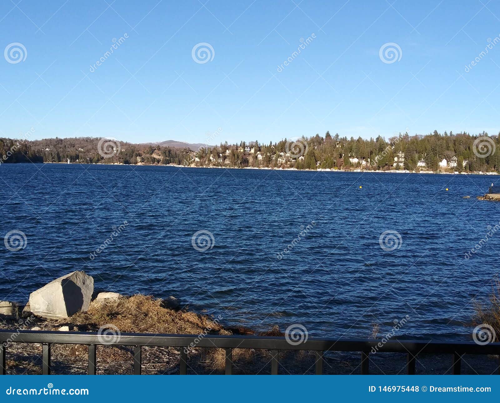 Big Bear Lake Calm Water Nice Day Stock Photo Image of lake, nice