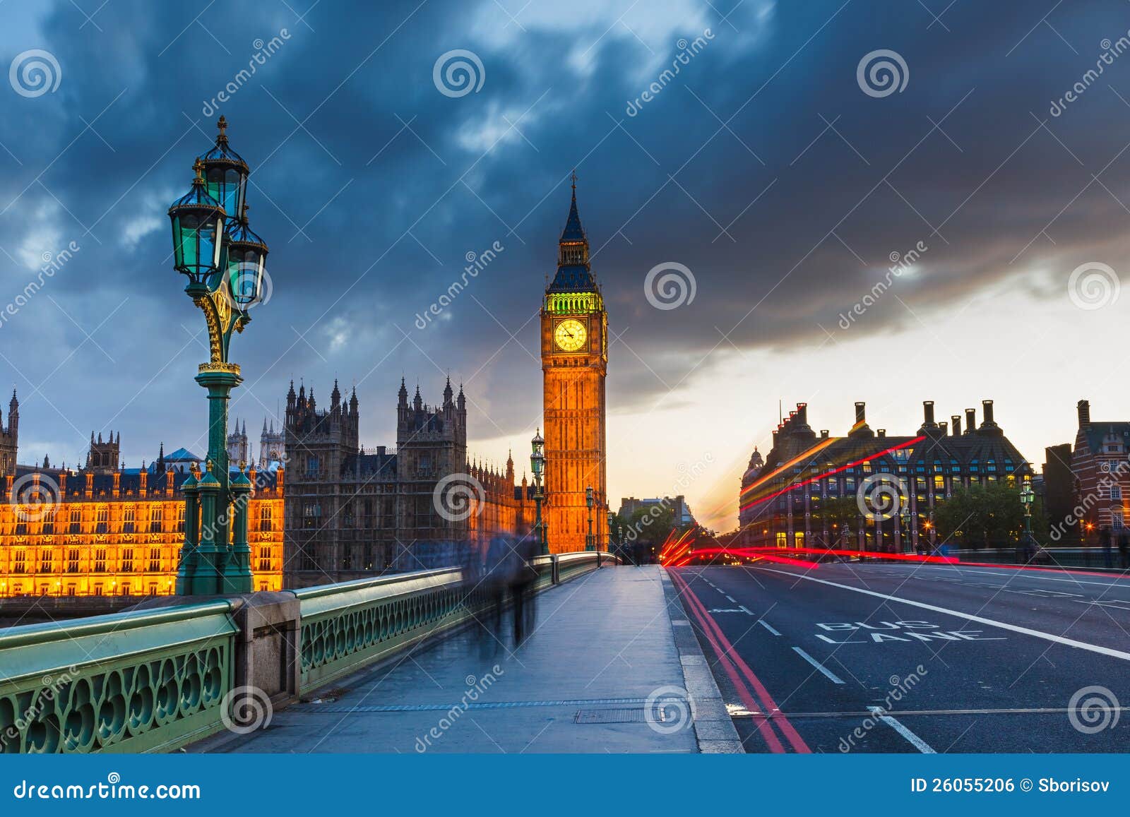 Big Ben At Night, London Royalty Free Stock Image - Image: 26055206