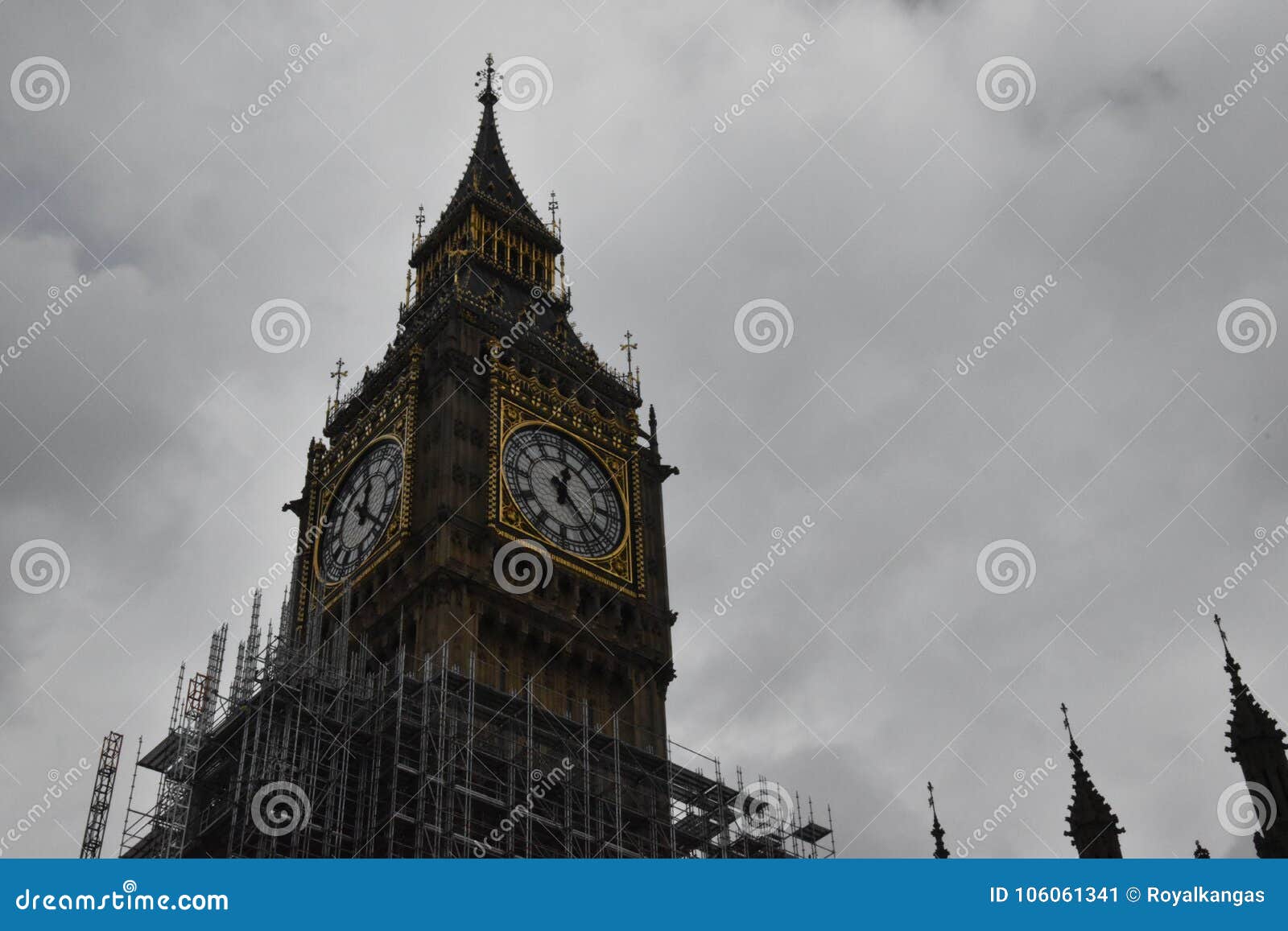 Big Ben Under Repair Editorial Photo Image Of England