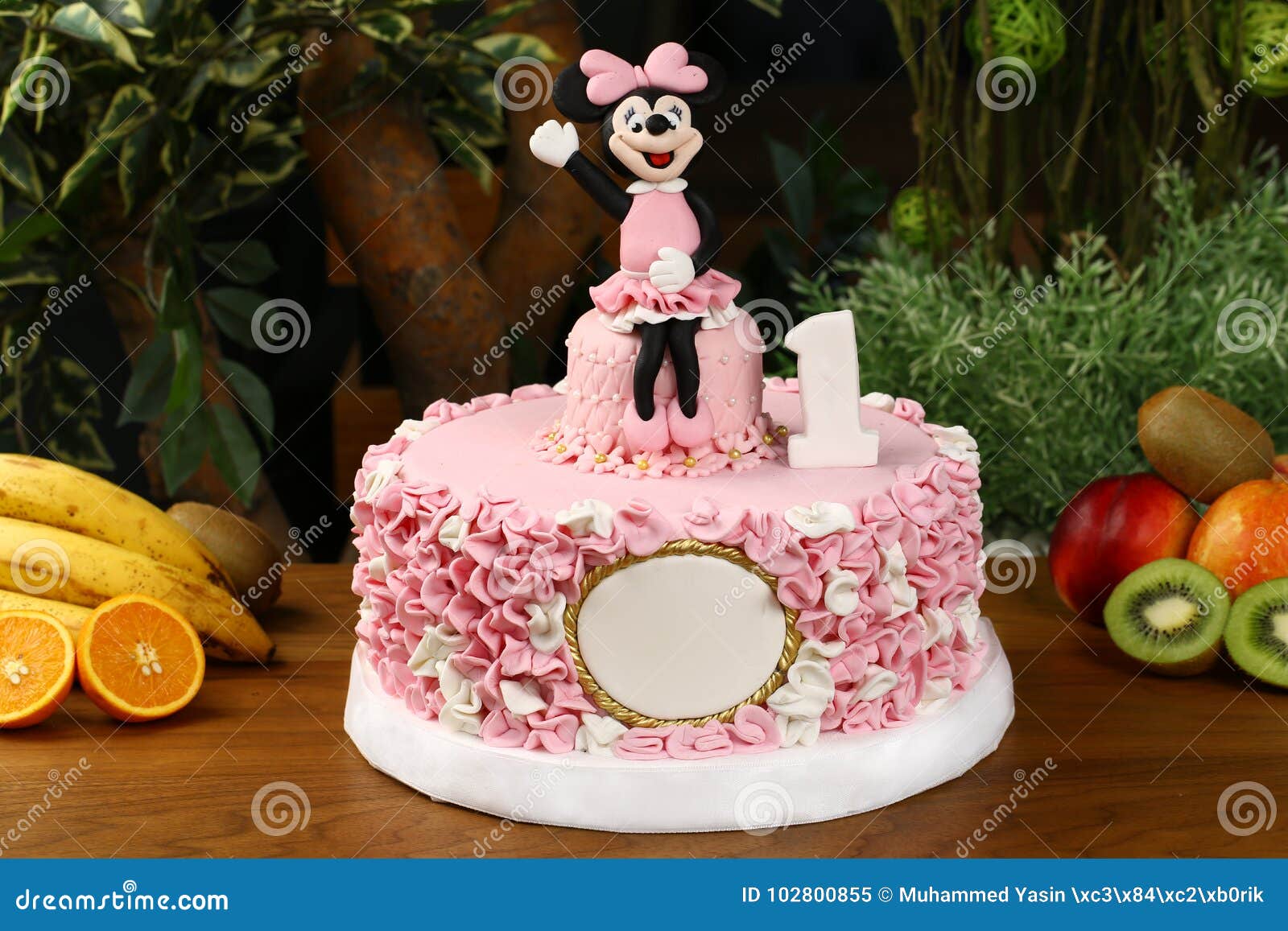 Kids Birthday Party Cake - Mickey Mouse Consept Editorial Image ...