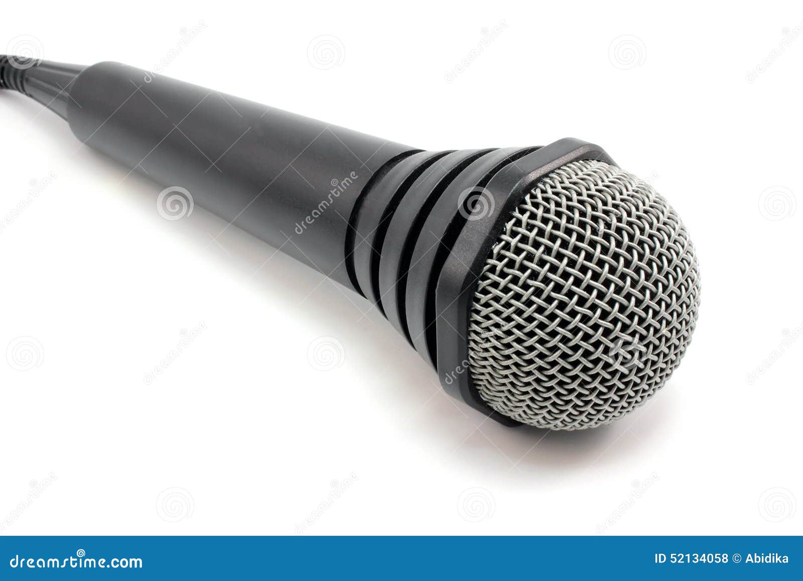 Big black microphone stock photo. Image of broadcast 52134058