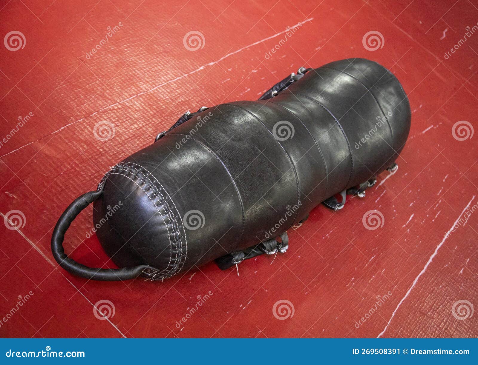 Big Black Punching Bag for Workout Stock Image Image of fight, boxing