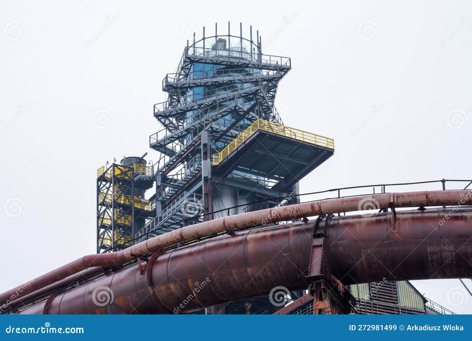 Bolt Tower. the Historical Big Blast Furnace in the Lower Vitkovice
