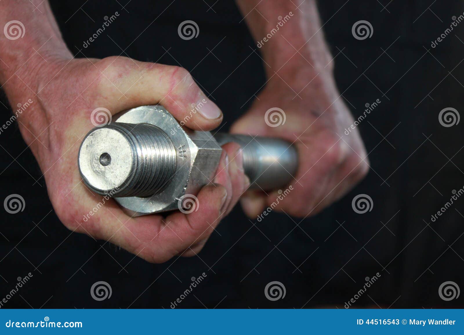 Big Bolt And Nut Stock Photo Image 44516543