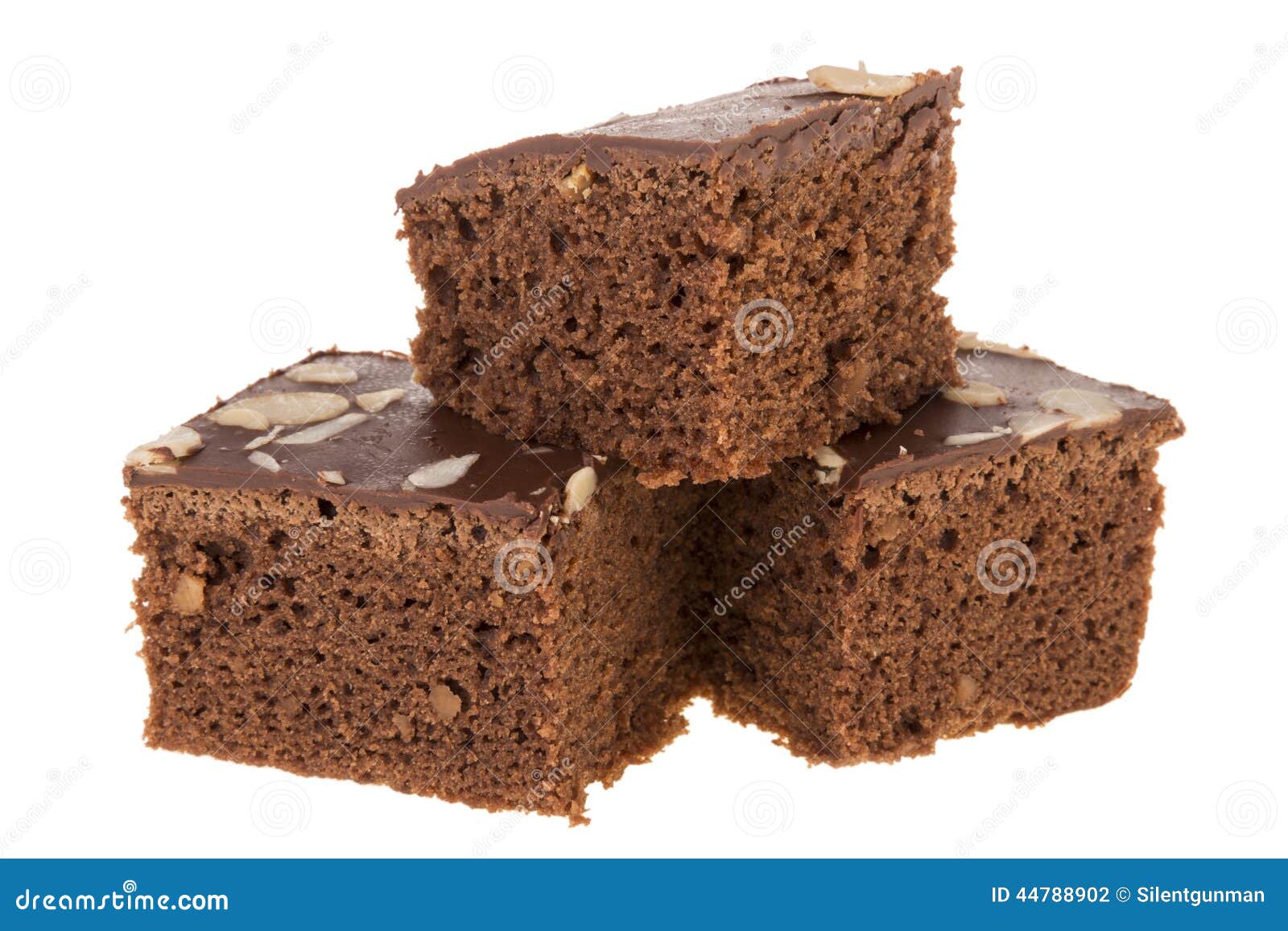 Big brownies pile stock photo. Image of dessert, piece 44788902