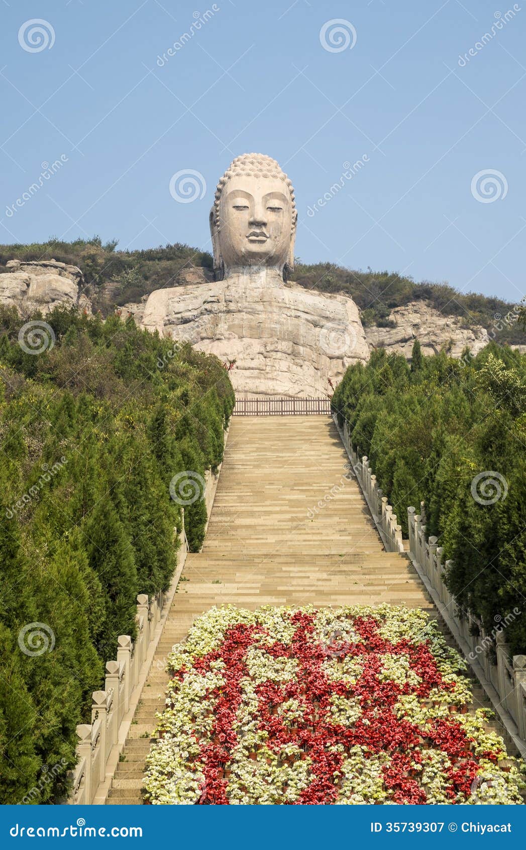 Big Buddha in China 3 stock image. Image of steps, destinations 35739307