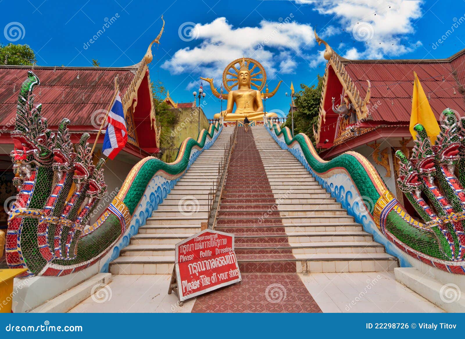 Big Buddha Statue. Koh Samui Island Landmark Stock Photo Image of asia, culture 22298726