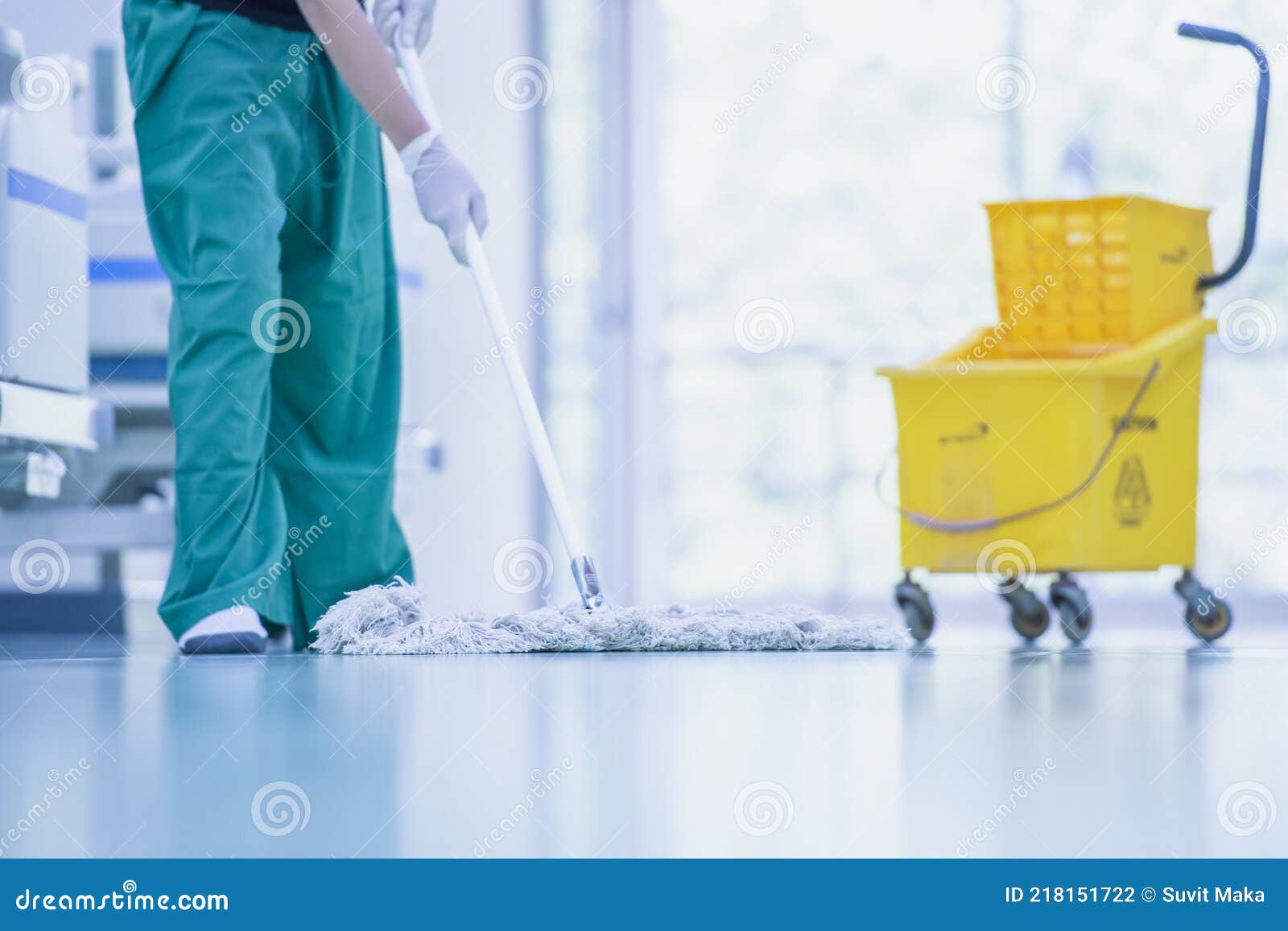 big cleaning in hospitals