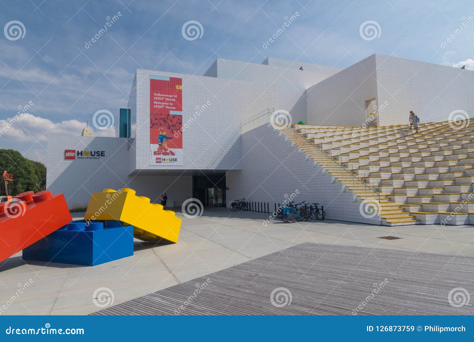 Bricks in Front of Lego House, Billund, Denmark Editorial Stock Image Image of summer, entrance: 126873759