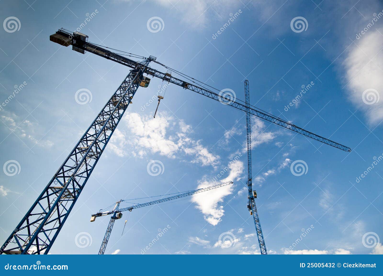big construction cranes