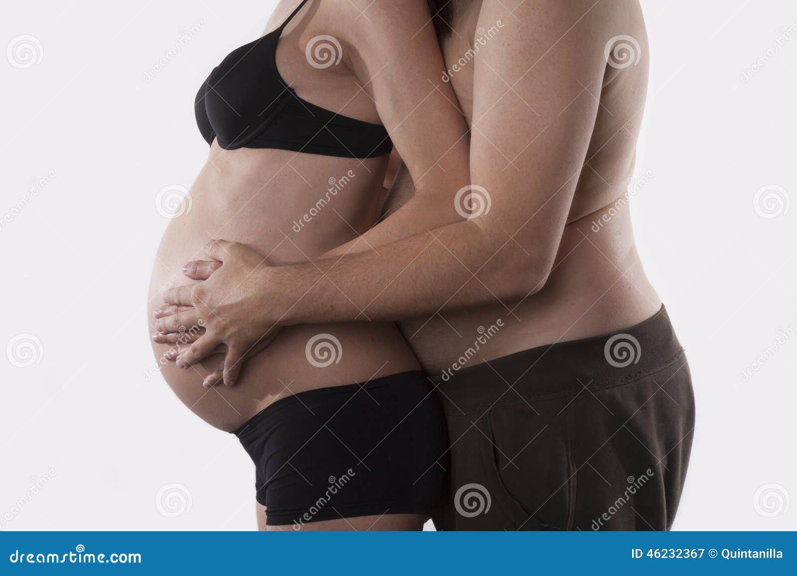 Big couple in love stock image