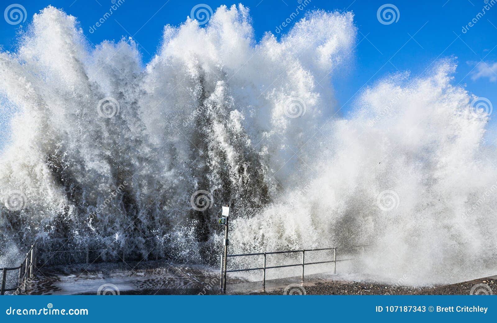 big crashing ocean sea wave