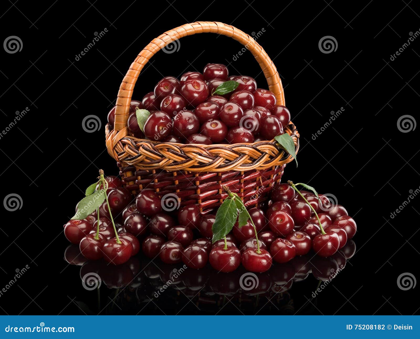 The big crop of a cherry stock photo. Image of cherry 75208182