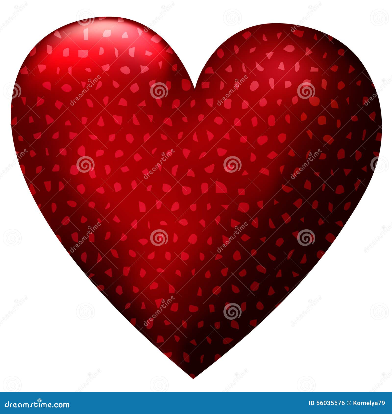 Big 3D Red Heart Cover by Black Mesh Stock Vector - Illustration of  ilustration, love: 56035576