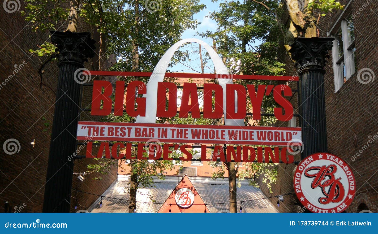 Big Daddys Restaurant at Lacledes Landing in St Louis - ST. LOUIS