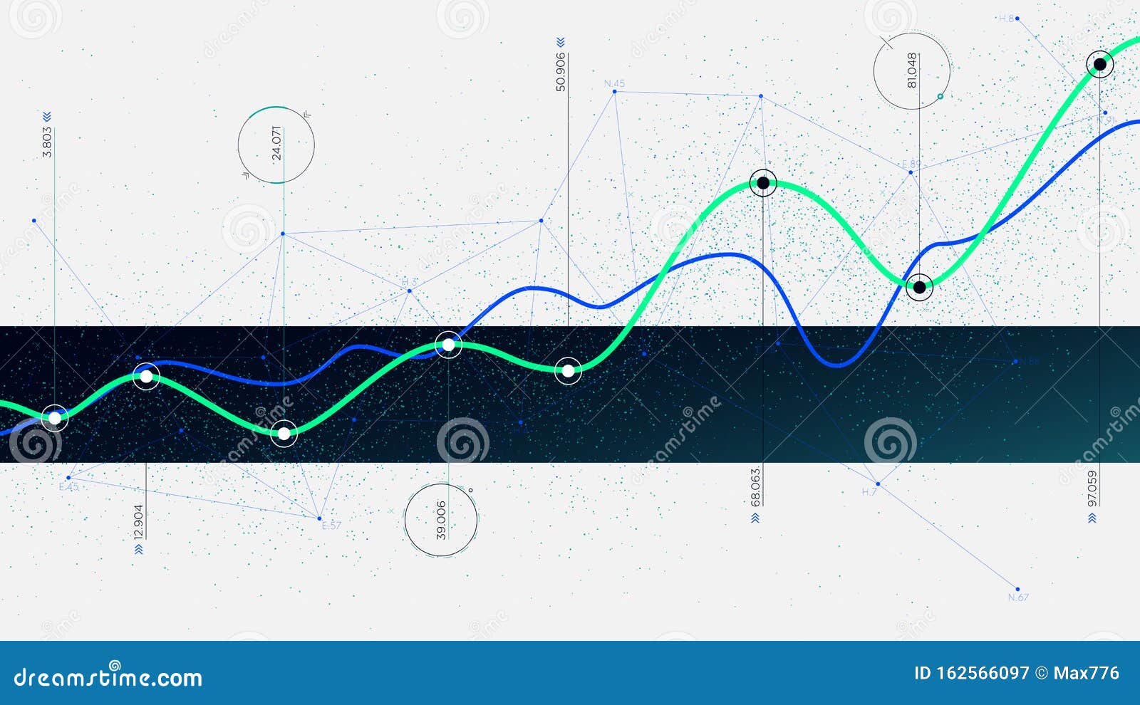 big data algorithms visualization technologies infographic analytic, hi-tech concept innovation