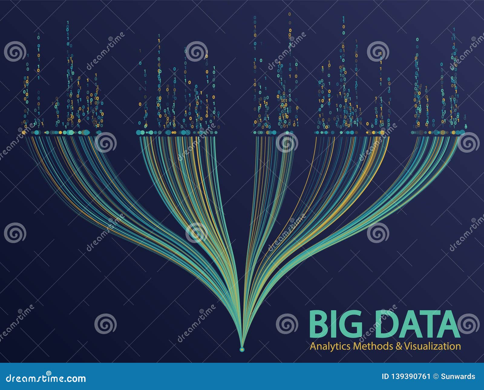 big data visualization concept 