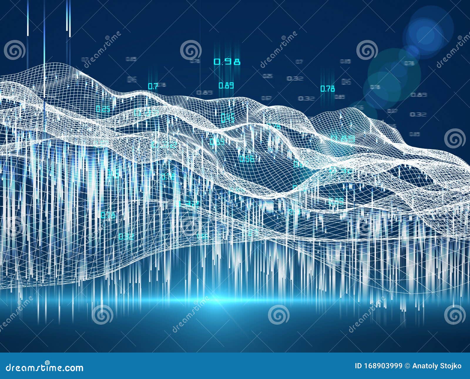 big data. business visualization of artificial intelligence. quantum virtual cryptography.  blockchain. analytics algorithms datas