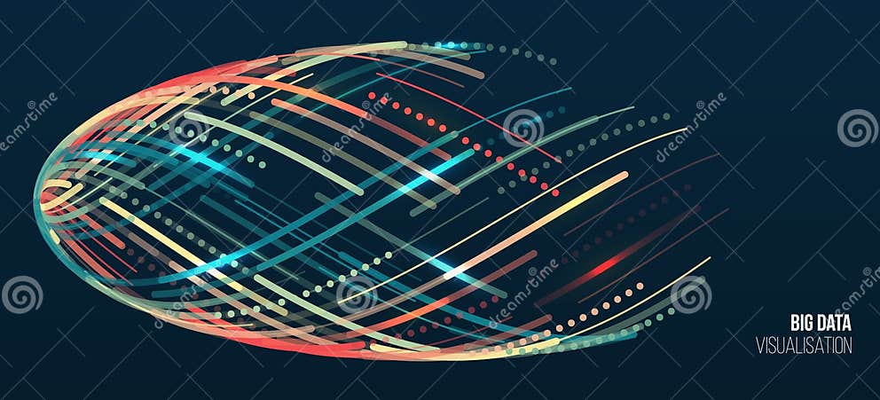 Big Data Visualization Algorithms. Computer Technology Sorting Data ...