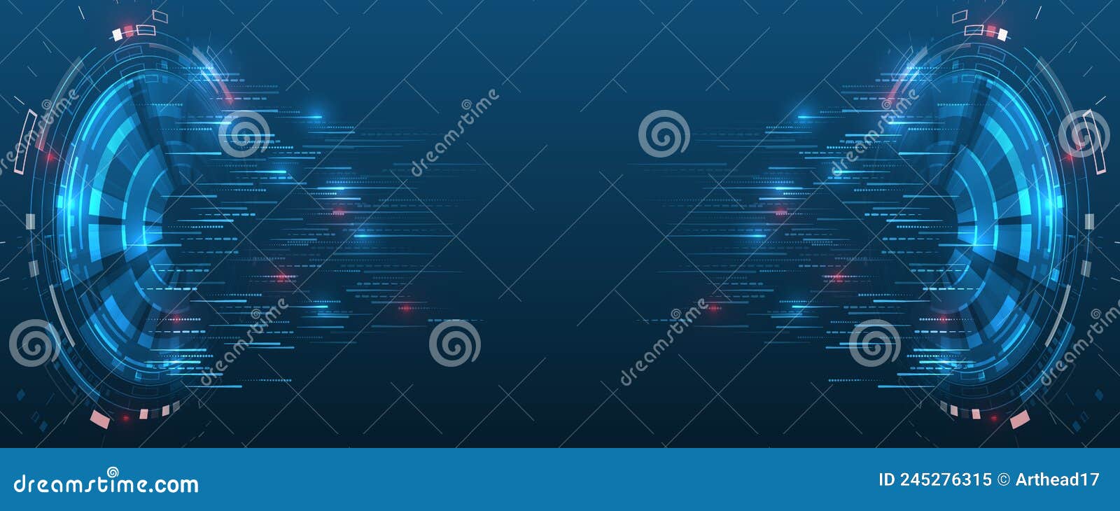 Big Data Visualization on Dark Background. an Array of Multi-colored ...