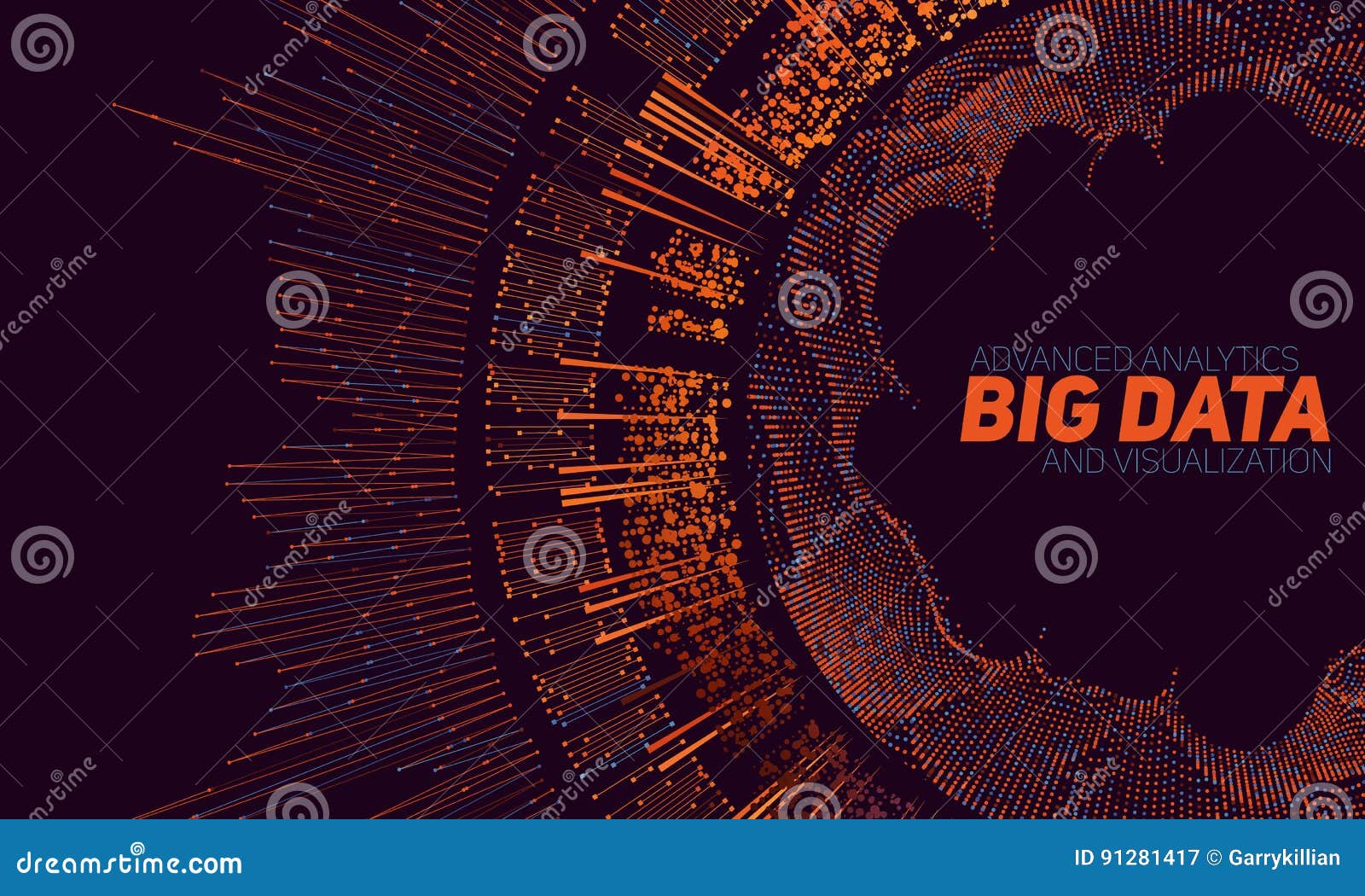 big data visualization. futuristic infographic. information aesthetic . visual data complexity.