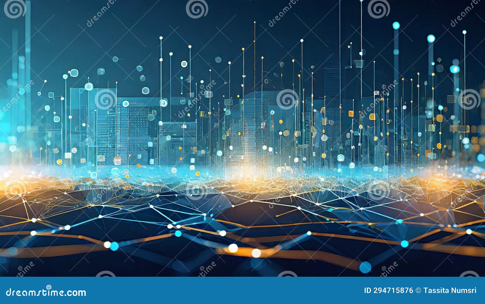 Big Data Visualization. Big Data Information Group Sorting Stock ...