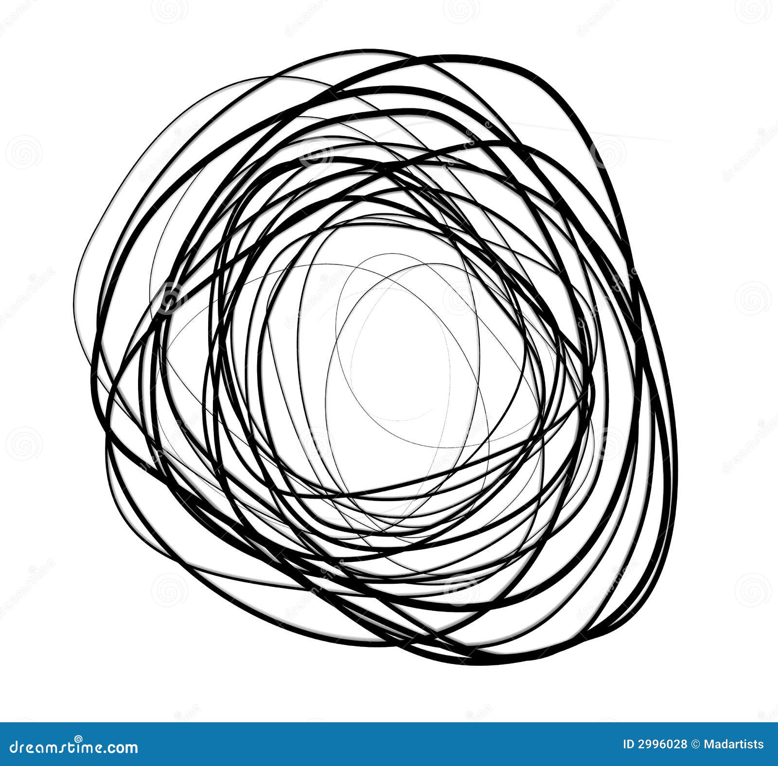 The Big Doodle Ball of String Stock Illustration Illustration of
