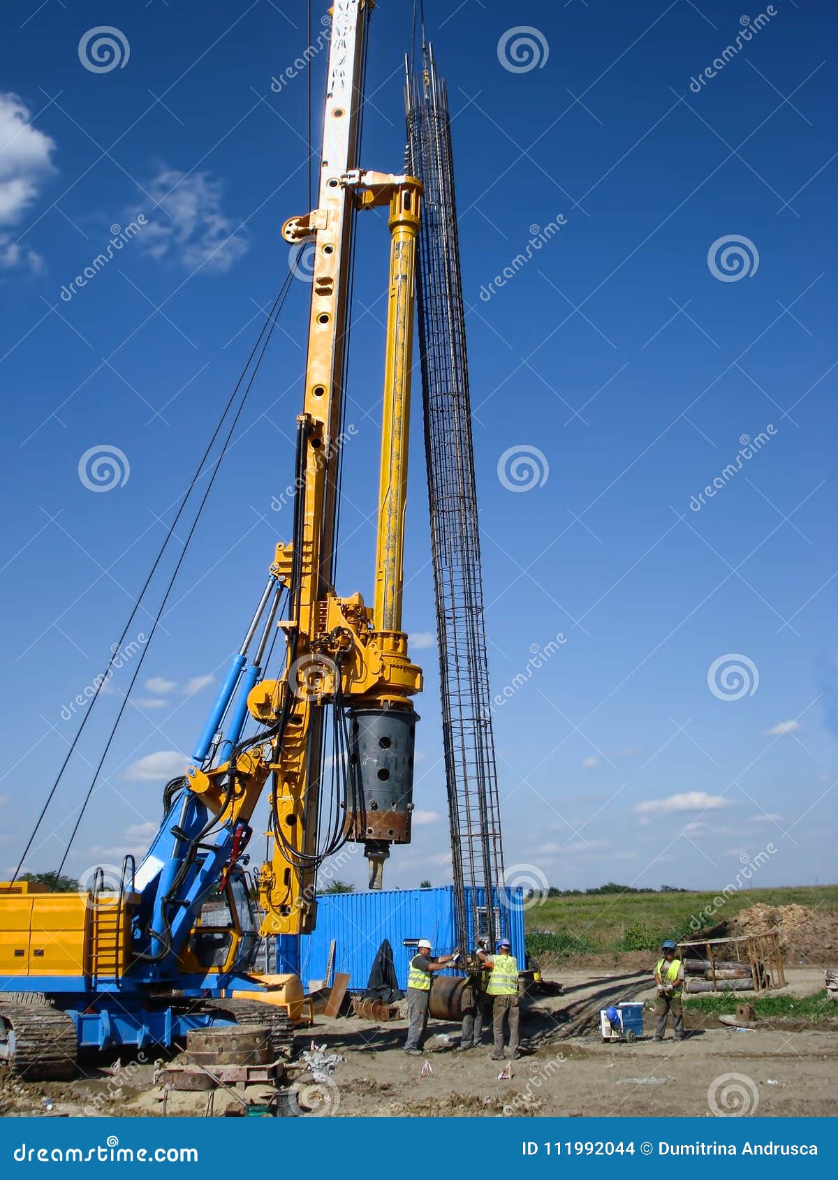Big drilling machinery stock photo. Image of hydraulic 111992044