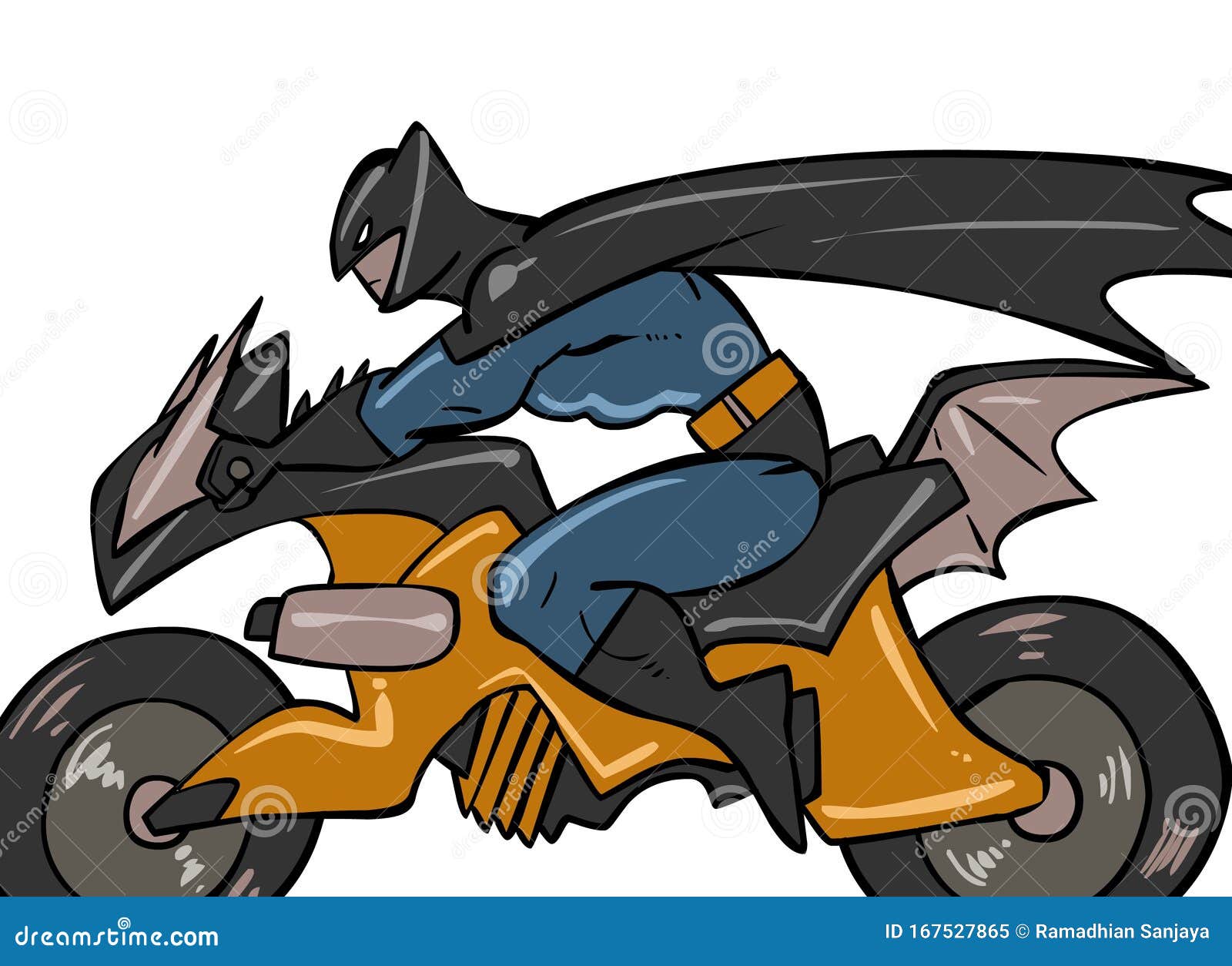 Batman Rider Ride a Motorcycle Called Batcycle Running Fast Chasing Enemy  Editorial Image - Illustration of style, vector: 167527865