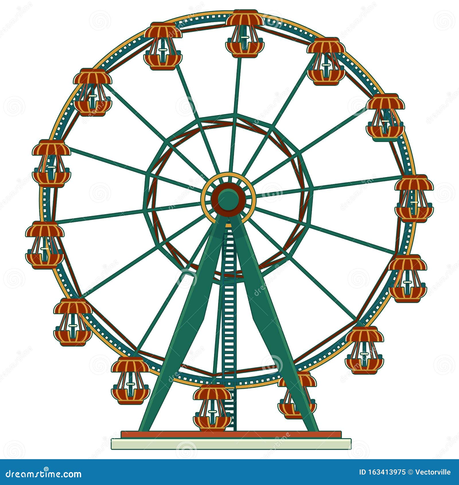 Cartoon Ferris Wheel : Download 3,292 ferris wheel free vectors