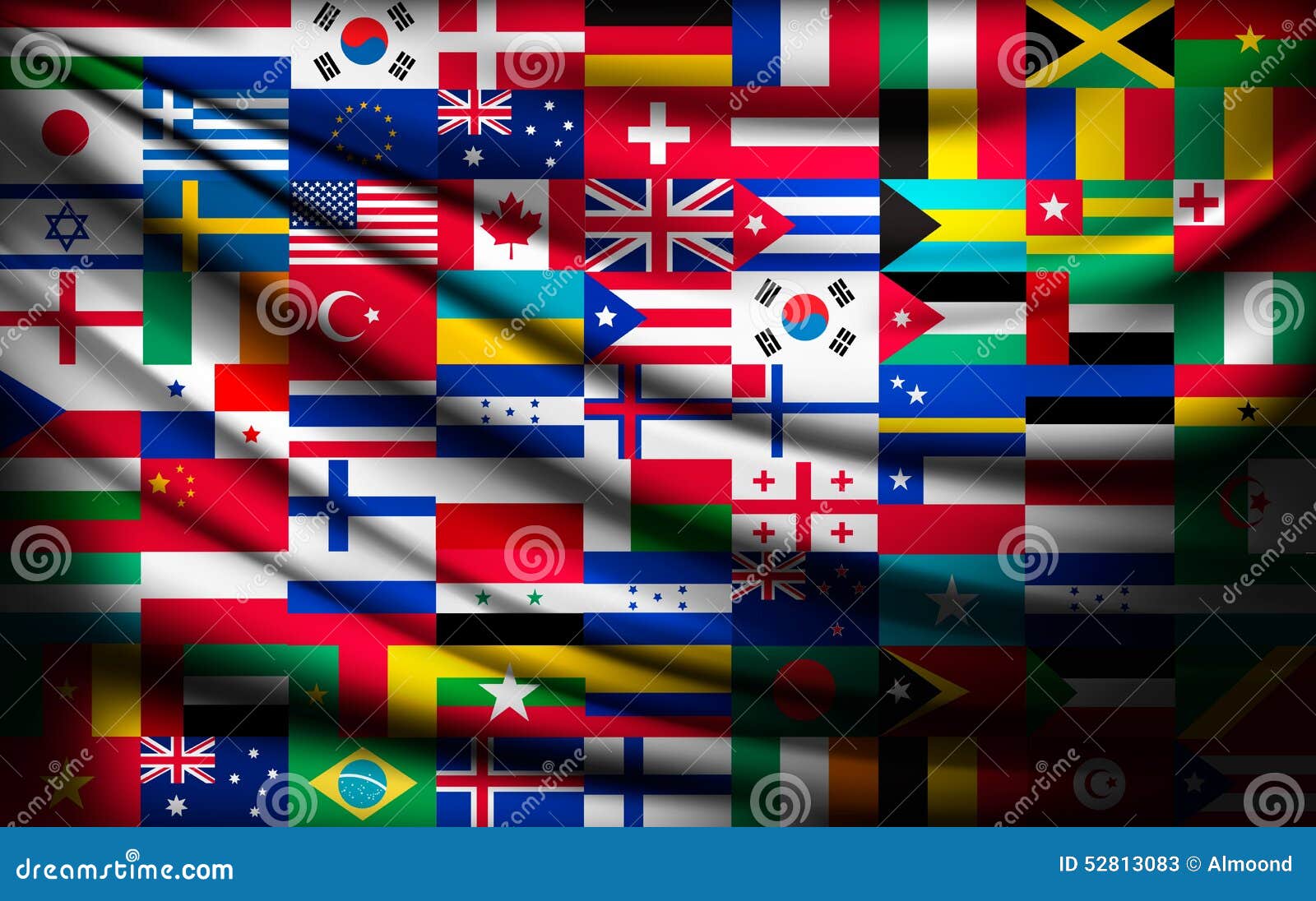 flags of the world background