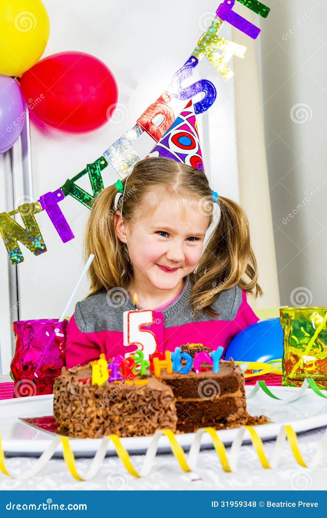 Big funny birthday party stock photo. Image of home ...