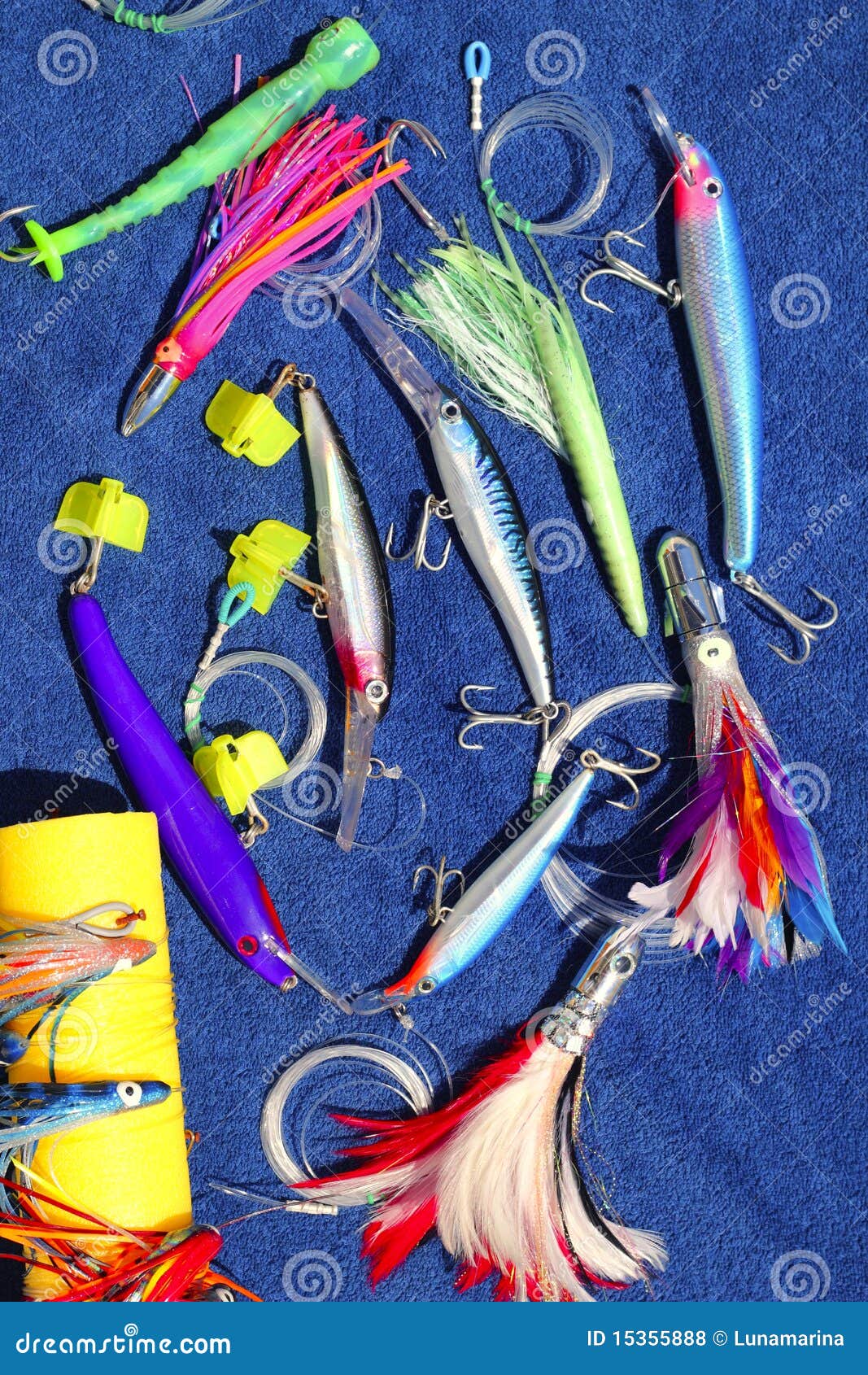 Big Game Fishing Lures Hook for Tuna Marlin Stock Photo - Image of lures,  imitation: 15355888