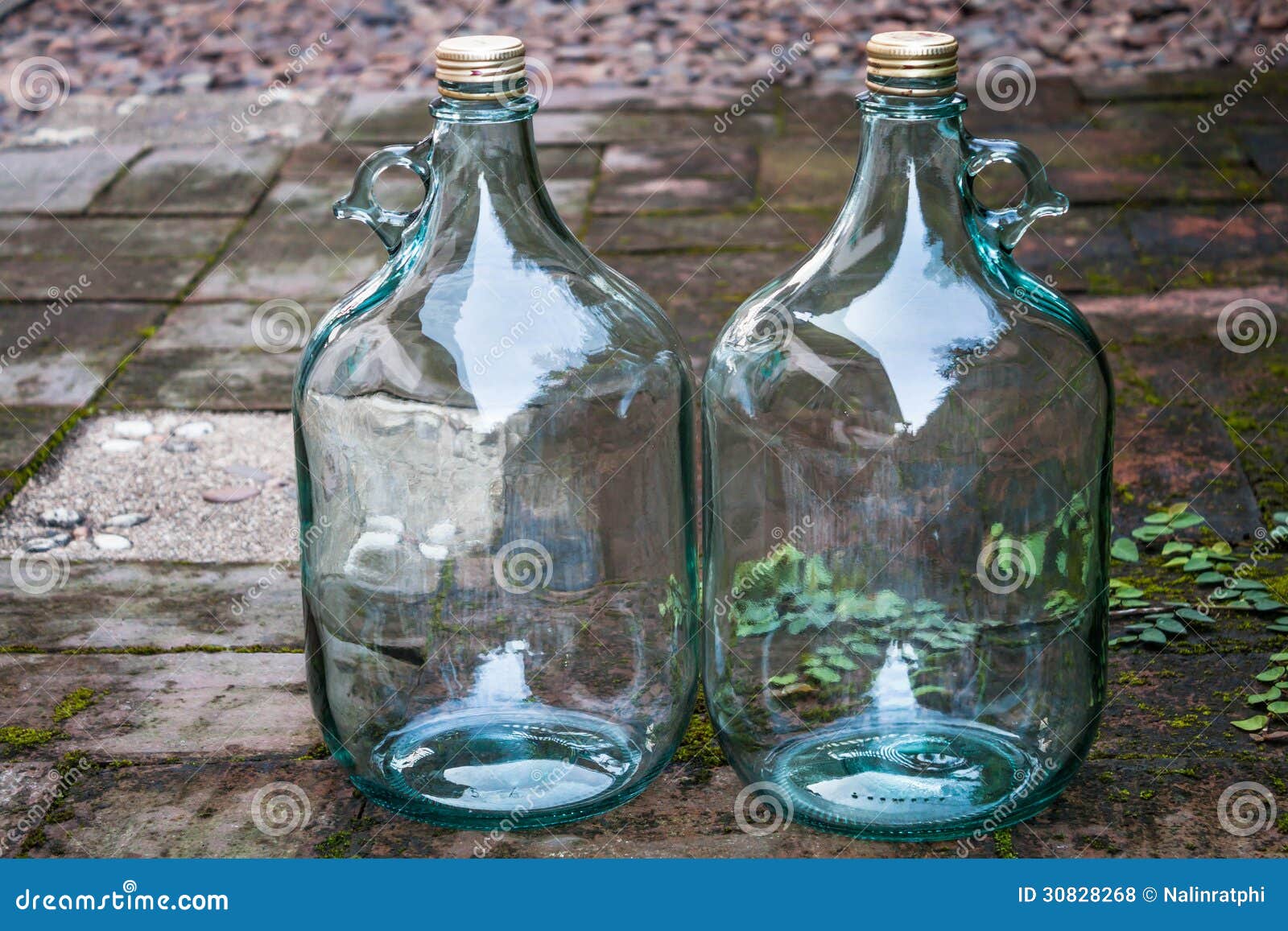 Big Glass Wine Bottle for Recycle Purpose Stock Photo Image of