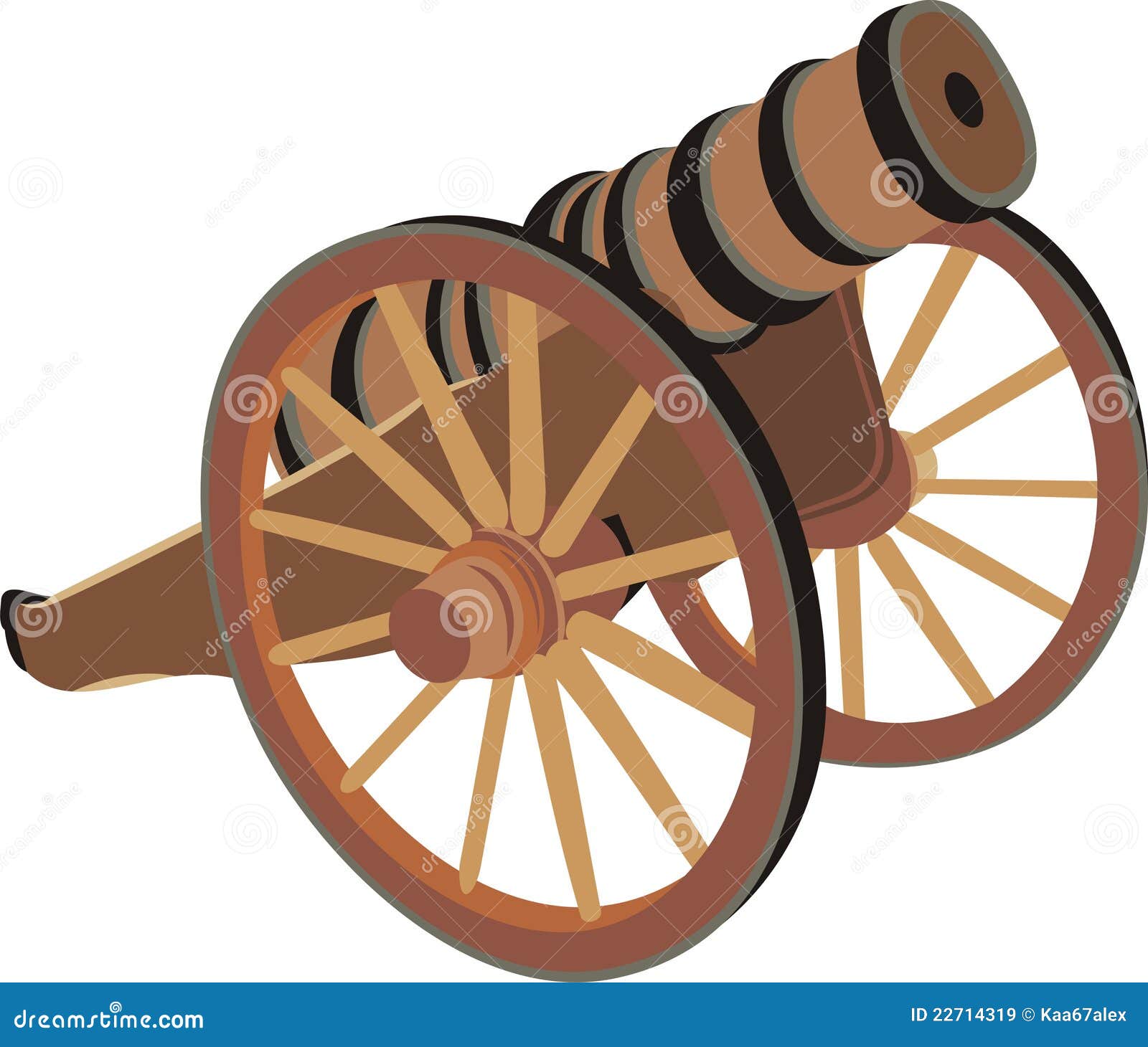 The big gun stock vector. Illustration of reliability 22714319