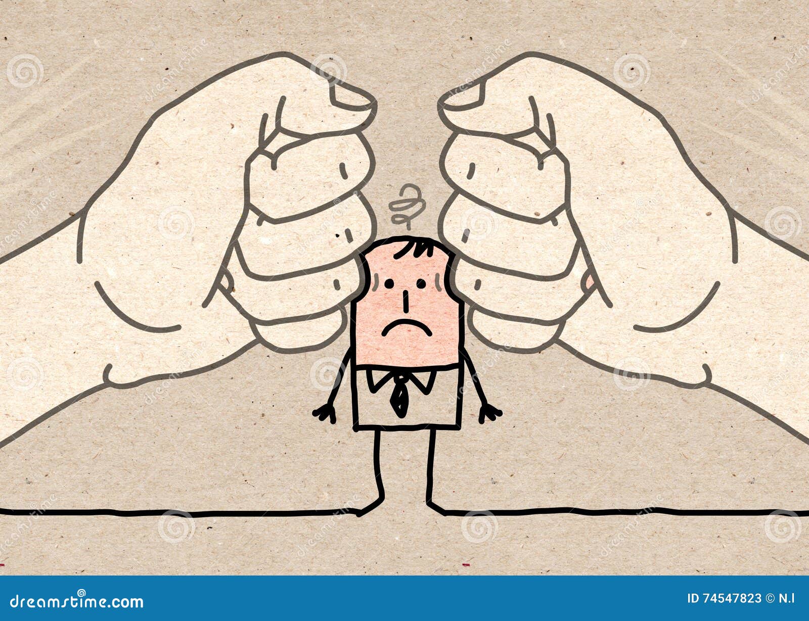 Big hand - under pressure stock illustration. Illustration of hurt - 74547823 Big hand - under pressure stock illustration. Illustration of hurt - 74547823